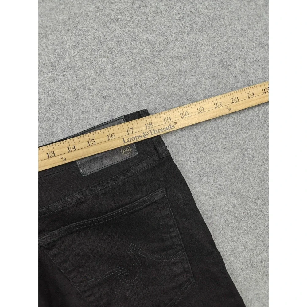 AG Adriano Goldschmied The Graduate Jeans Mens 34x3 Black Tailored Leg Denim